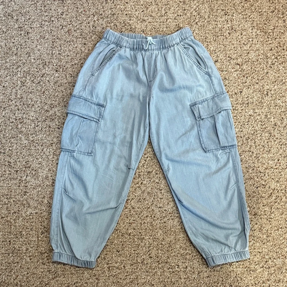 GAP Kids Light Blue Joggers- M